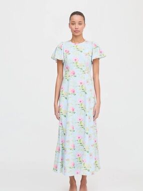 Hill House Home Matilda Dress – Hydrangea Chintz Floral – Size M